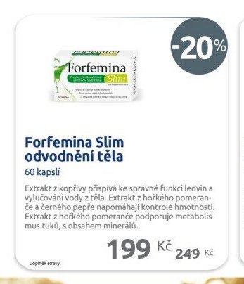 Forfemina Slim odvodnění těla