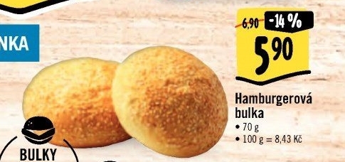 Bulka na hamburger