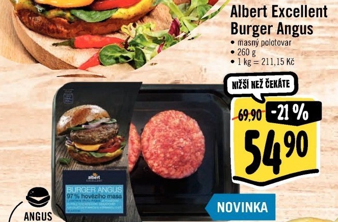 Burger Angus Albert Excellent