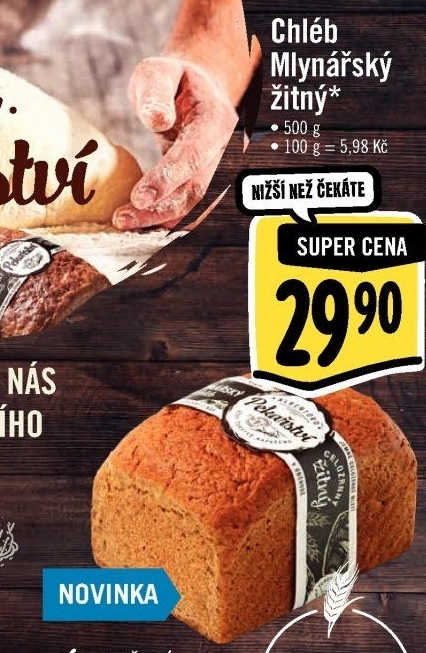 Chléb Mlynářský žitný Albert