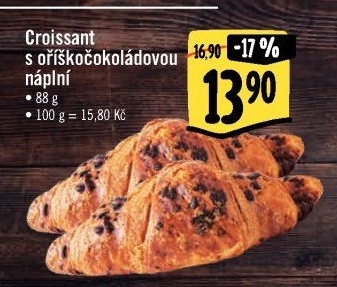 Croissant s náplní