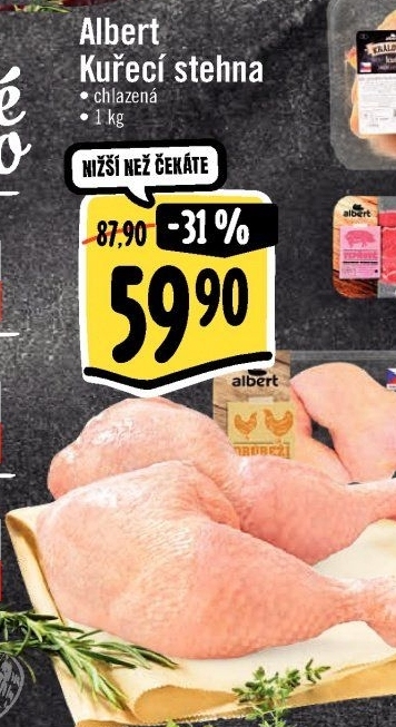 Kuřecí stehna Albert