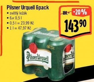 Pivo Pilsner Urquell