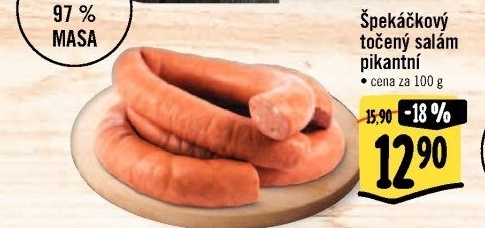 Salám špekáčkový pikantní točený