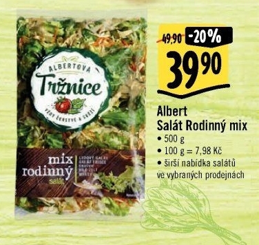 Salát rodinný mix Albert