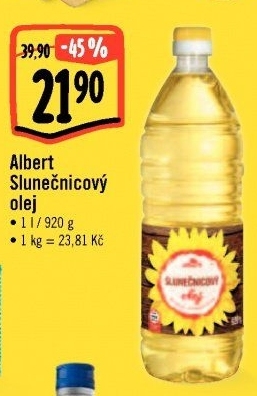 Slunečnicový olej Albert