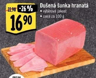 Šunka dušená hranatá výběrová