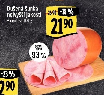 Šunka dušená nejvyšší jakosti