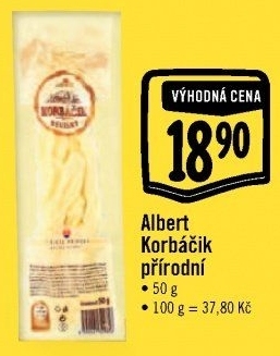 Sýr Korbáčky Albert