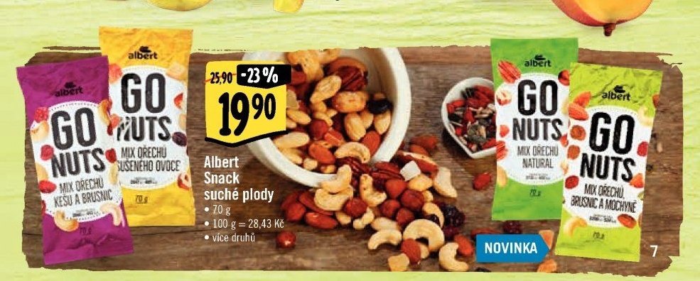 Albert Snack suché plody