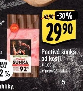 Poctivá šunka od kosti