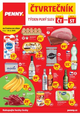 akční leták Penny Market 4.6.2020-10.6.2020