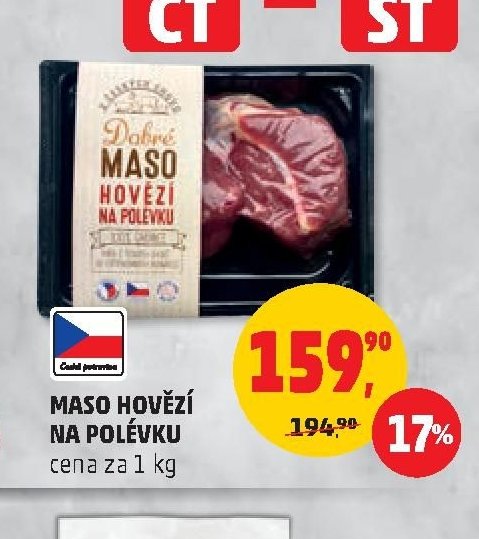 MASO HOVĚZÍ NA POLÉVKU