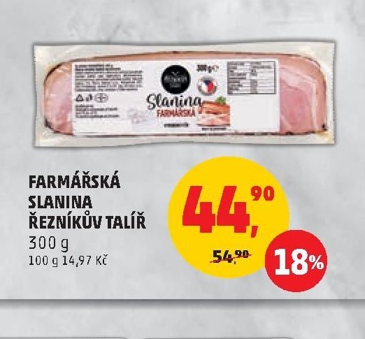 FARMÁŘSKÁ SLANINA ŘEZNÍKŮV TALÍŘ