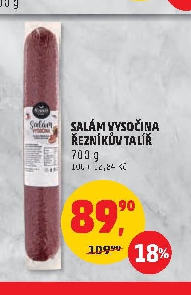 SALÁM VYSOČINA ŘEZNÍKŮV TALÍŘ