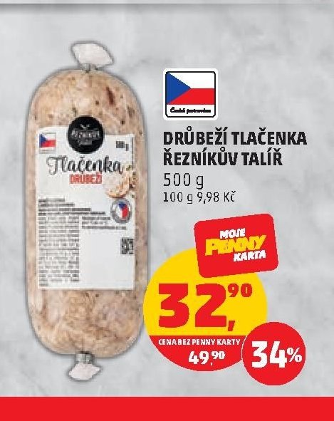 DRŮBEŽÍ TLAČENKA ŘEZNÍKŮV TALÍŘ