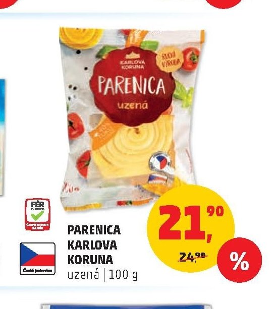Parenica Karlova Koruna uzená 100 g