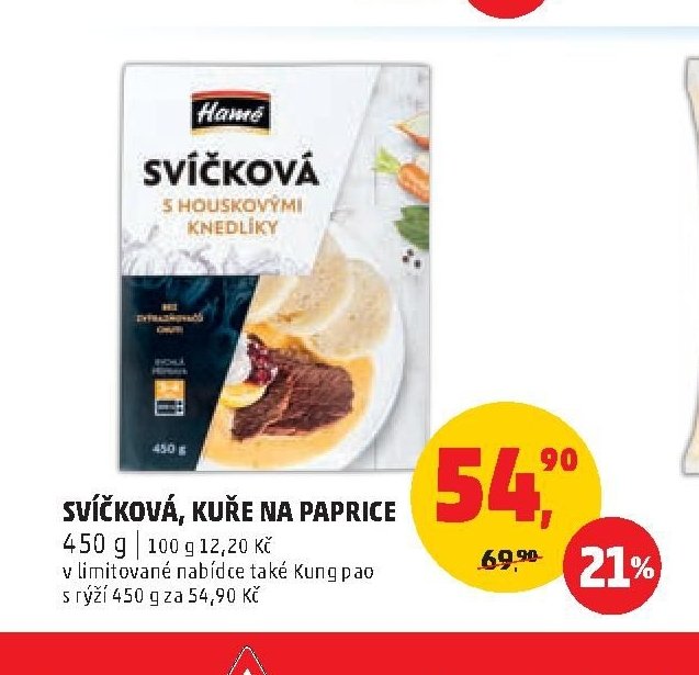SVÍČKOVÁ, KUŘE NA PAPRICE
