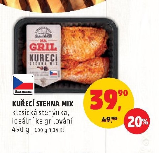 Kuřecí stehna mix