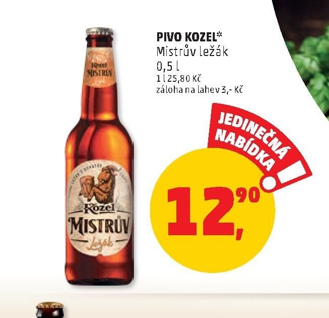 PIVO KOZEL* Mistrův ležák