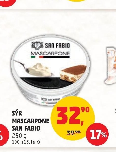 Sýr Mascarpone San Fabio 250 g