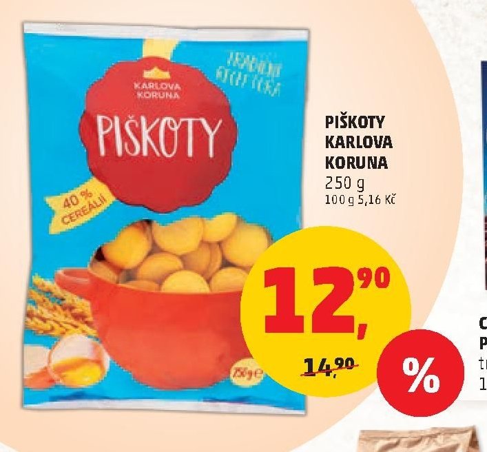 Piškoty Karlova Koruna