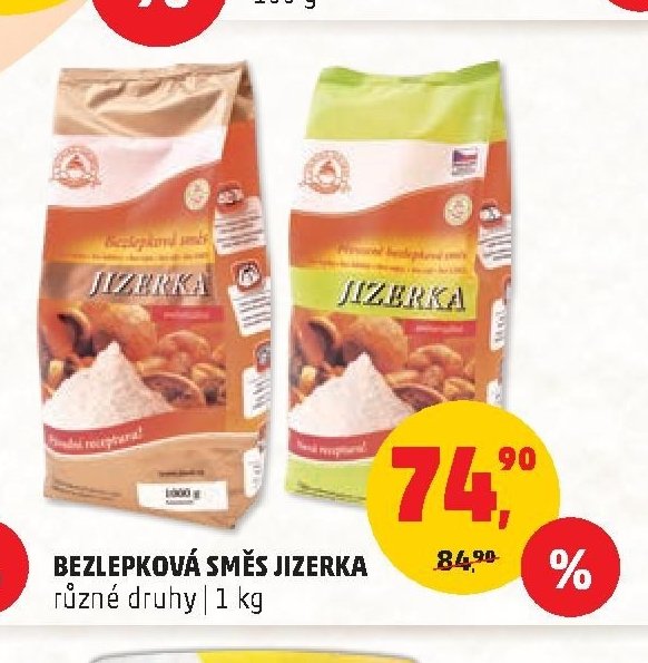 Bezlepková směs Jizerka
