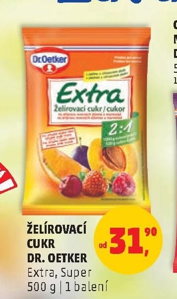 Dr. Oetker Extra želírovací cukr 500g