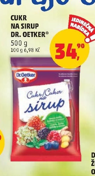 Dr. Oetker Cukr na sirup 500g