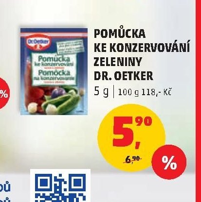 Dr. Oetker Pomůcka ke konzervování zeleniny 5g