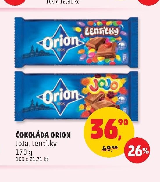 Čokoláda Orion