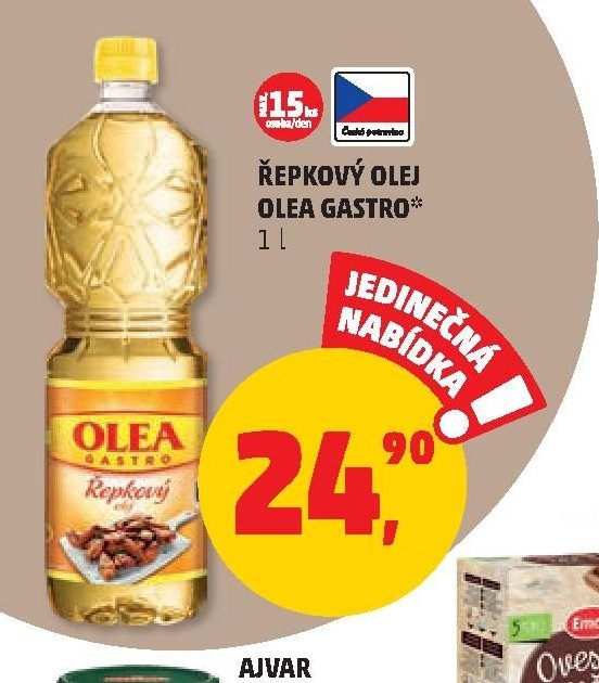 ŘEPKOVÝ OLEJ OLEA GASTRO