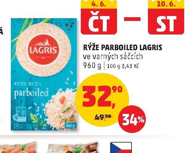 RÝŽE PARBOILED LAGRIS