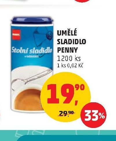 UMĚLÉ SLADIDLO PENNY