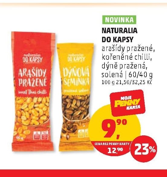 NATURALIA DO KAPSY arašídy, dýně