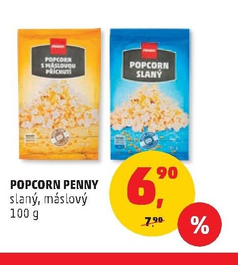 POPCORN PENNY slaný, máslový