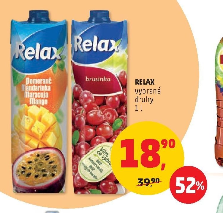 RELAX vybrané druhy 1 l