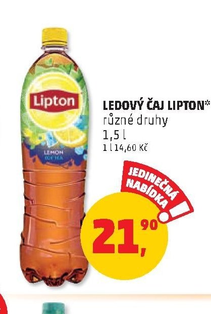 LEDOVÝ ČAJ LIPTON různé druhy 1,5 l