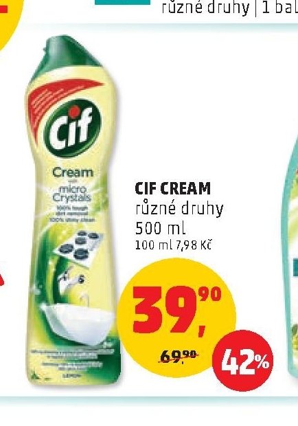 CIF CREAM různé druhy
