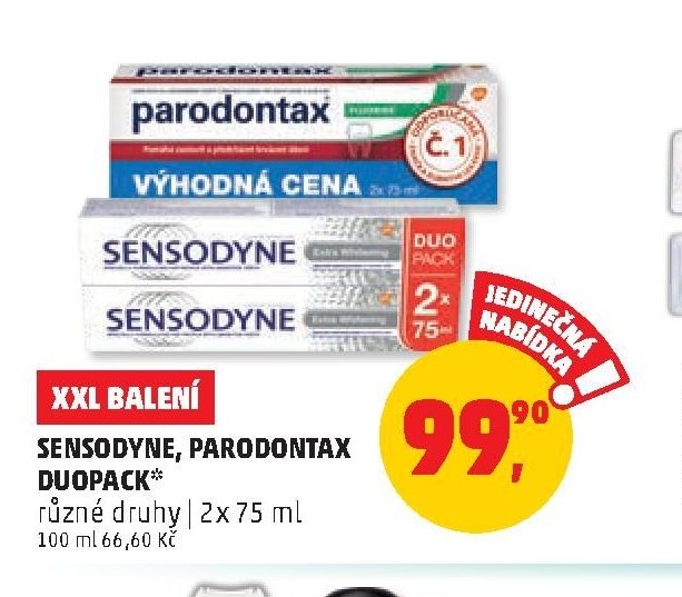SENSODYNE, PARODONTAX DUOPACK