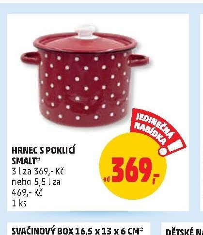 Hrnec s poklicí Smalt