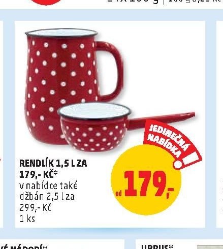 Rendlík 1,5 l