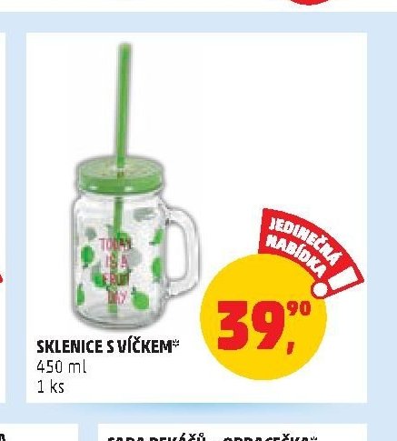 Sklenice s víčkem