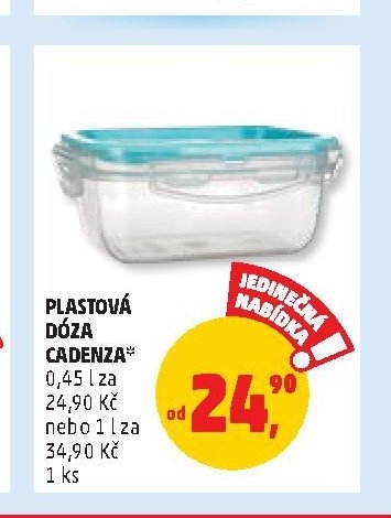 Plastová dóza Cadenza