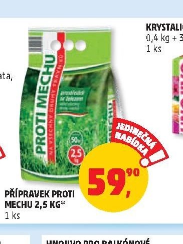 Přípravek proti mechu 2,5 kg