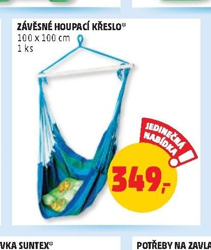 Závěsné houpací křeslo