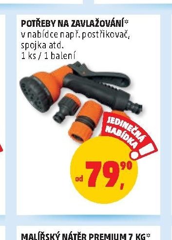 Potřeby na zavlažování