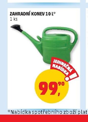 Zahradní konev 10 l