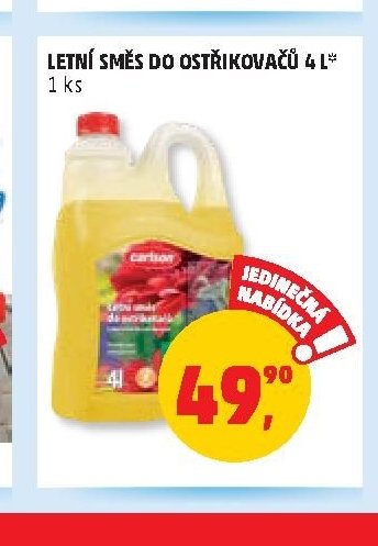 Letní směs do ostřikovačů 4 l
