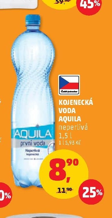 Kojenecká voda Aquila neperlivá